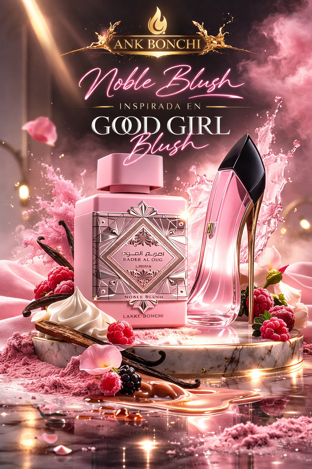 Lattafa bade al oud Noble blush edp 100 ml