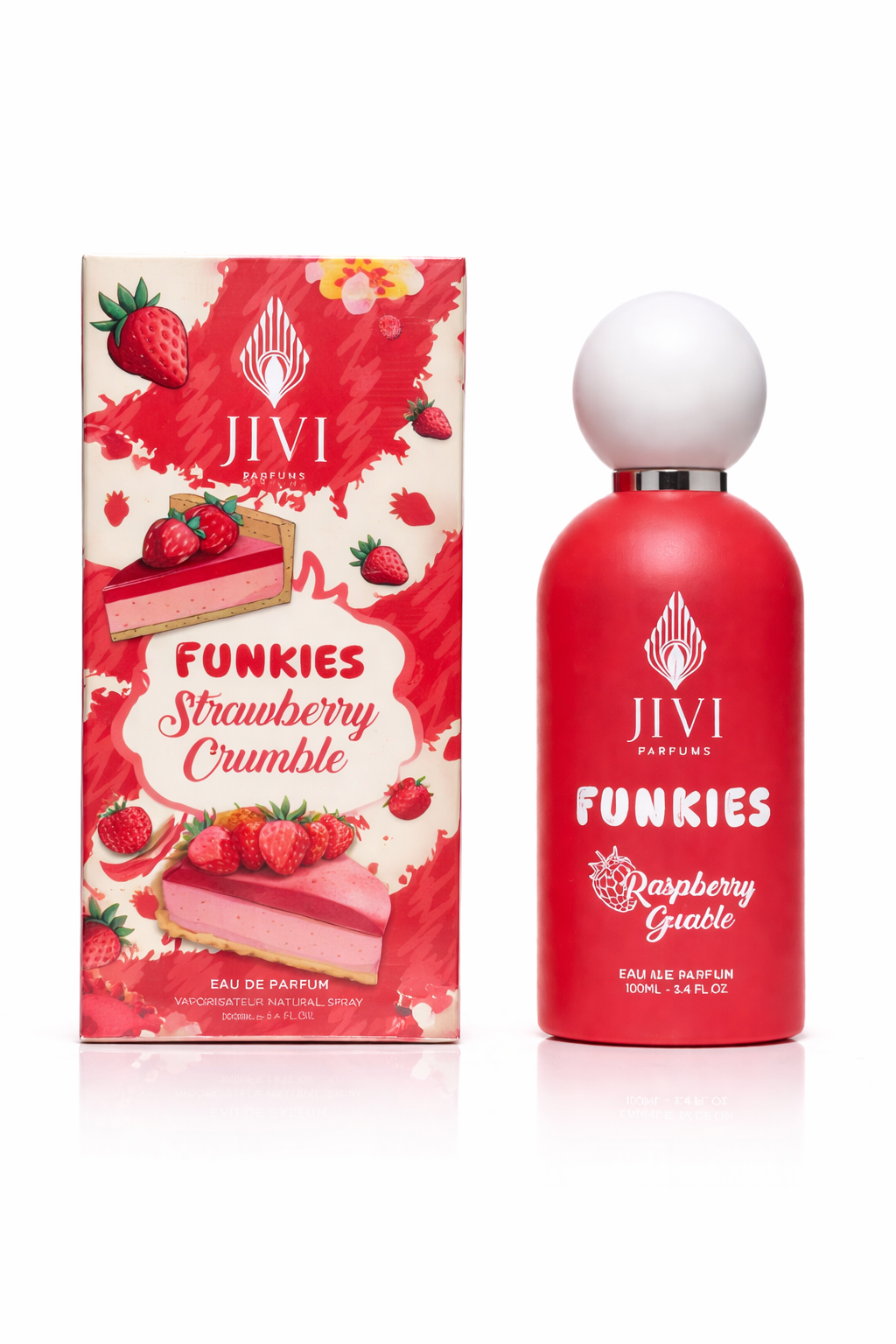 Jivi parfums funkies Strawberry crumble edp 100 ml